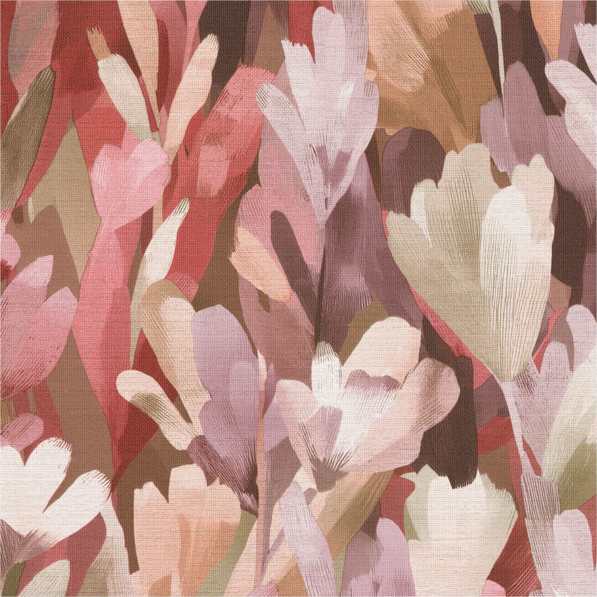 Erismann vliesbehang 10586-06 bloemenmotief rood