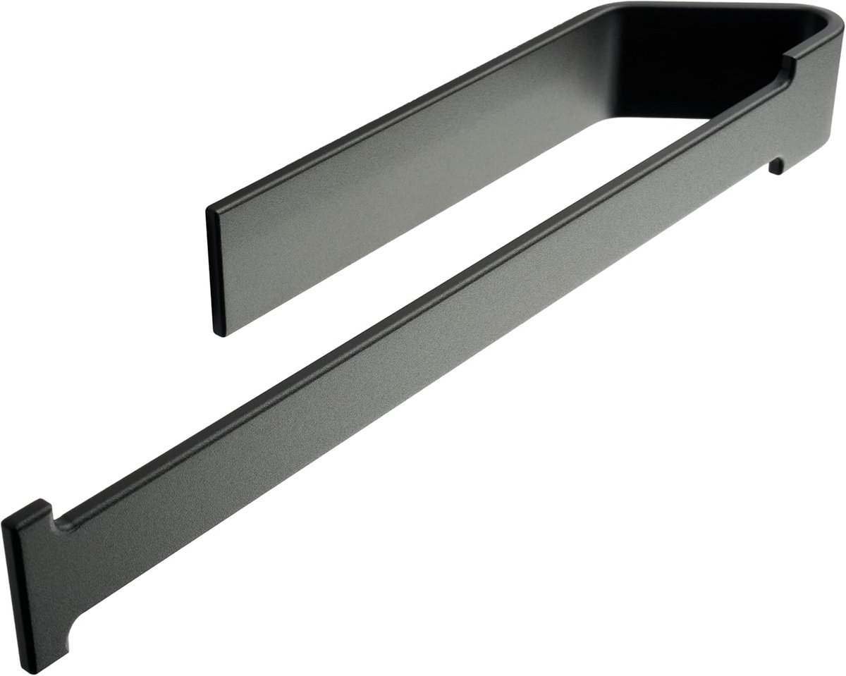 SnelShoppen - Zelfklevende Keukenrolhouder Wandrolhouder voor Keuken, Badkamer en Huishouden - Modern Design, Wit, Makkelijk Te Monteren, Geschikt Voo
