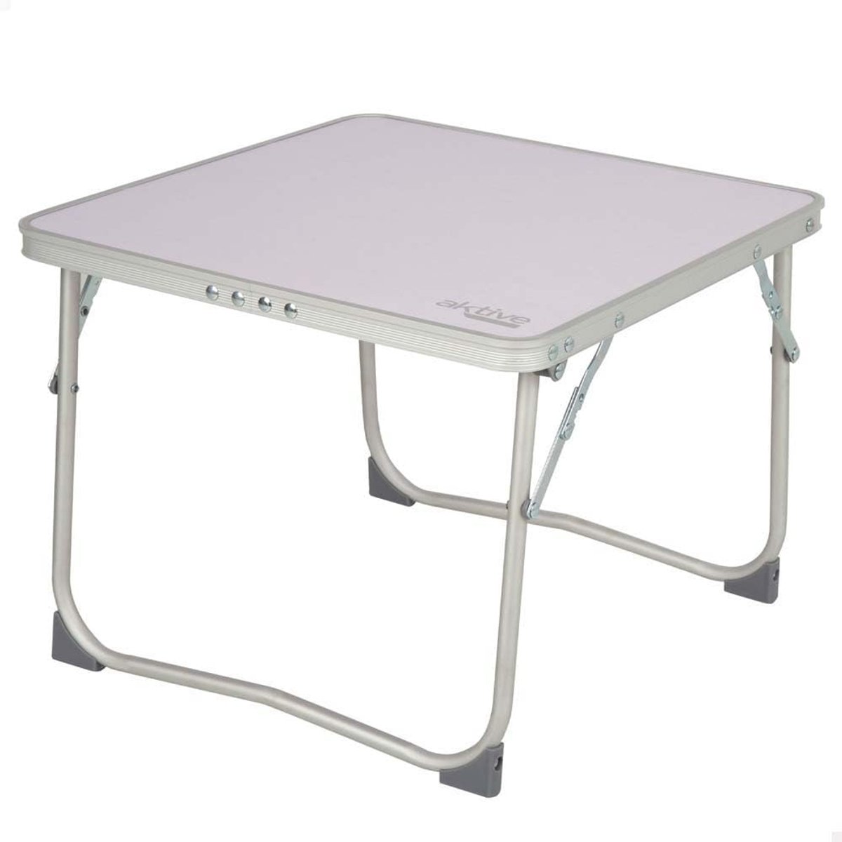 SnelShoppen - Opvouwbare Tafel 40x40x30 cm Paars, Lichtgewicht MDF en Aluminium, Camping, Picknick, Strand, 20 kg Draagvermogen, Ruimtebesparend, Comp