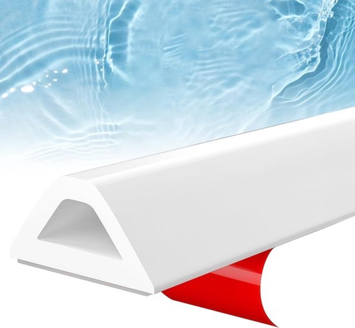 Zelfklevende Siliconen Waterdichting voor Douche – Waterstopper, Spatbescherming en Douchevloer Bescherming