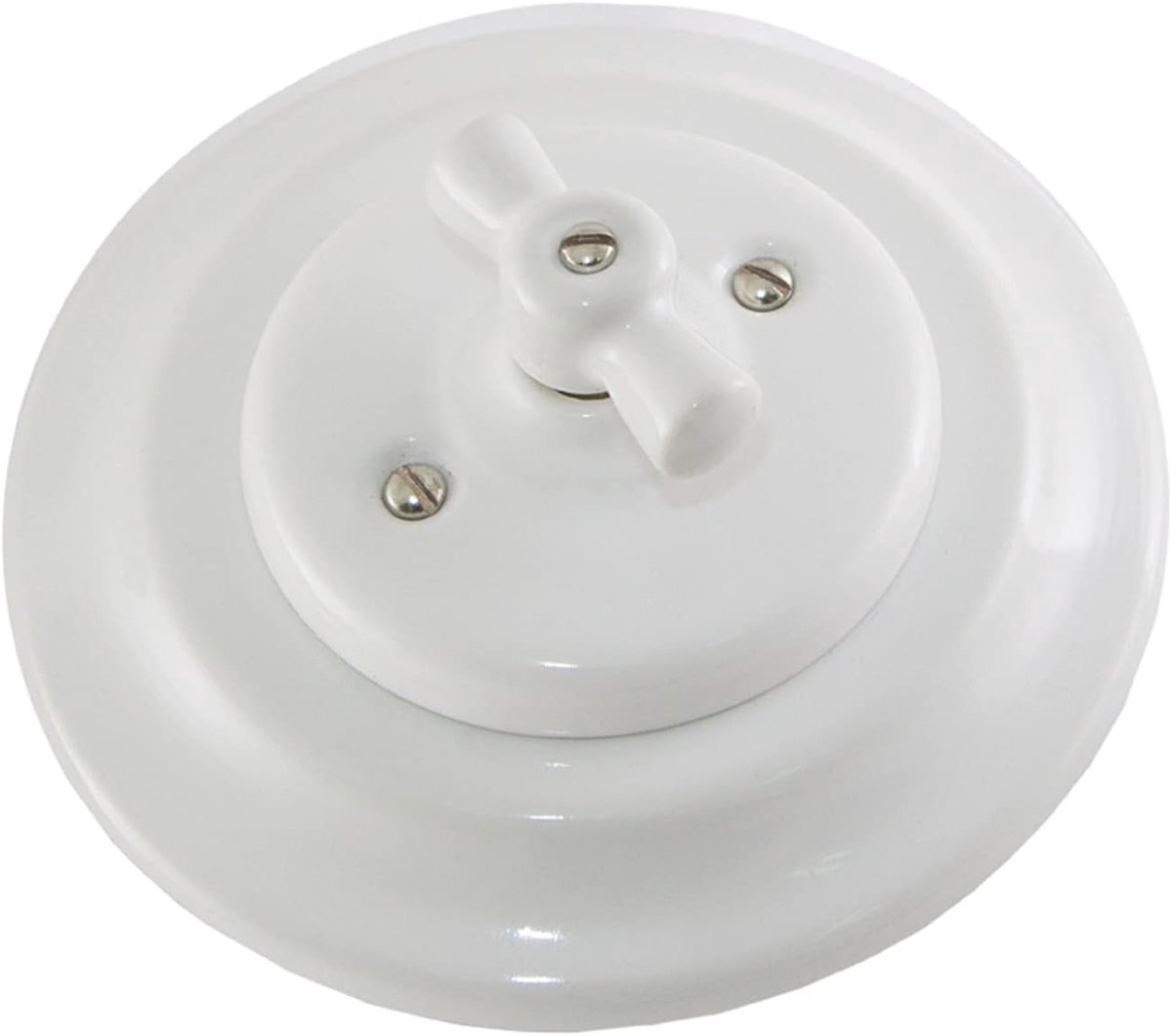 Wandcontactdoos van porselein voor inbouw, 240 V, 10 A, ideaal voor modern interieur en veilig gebruik