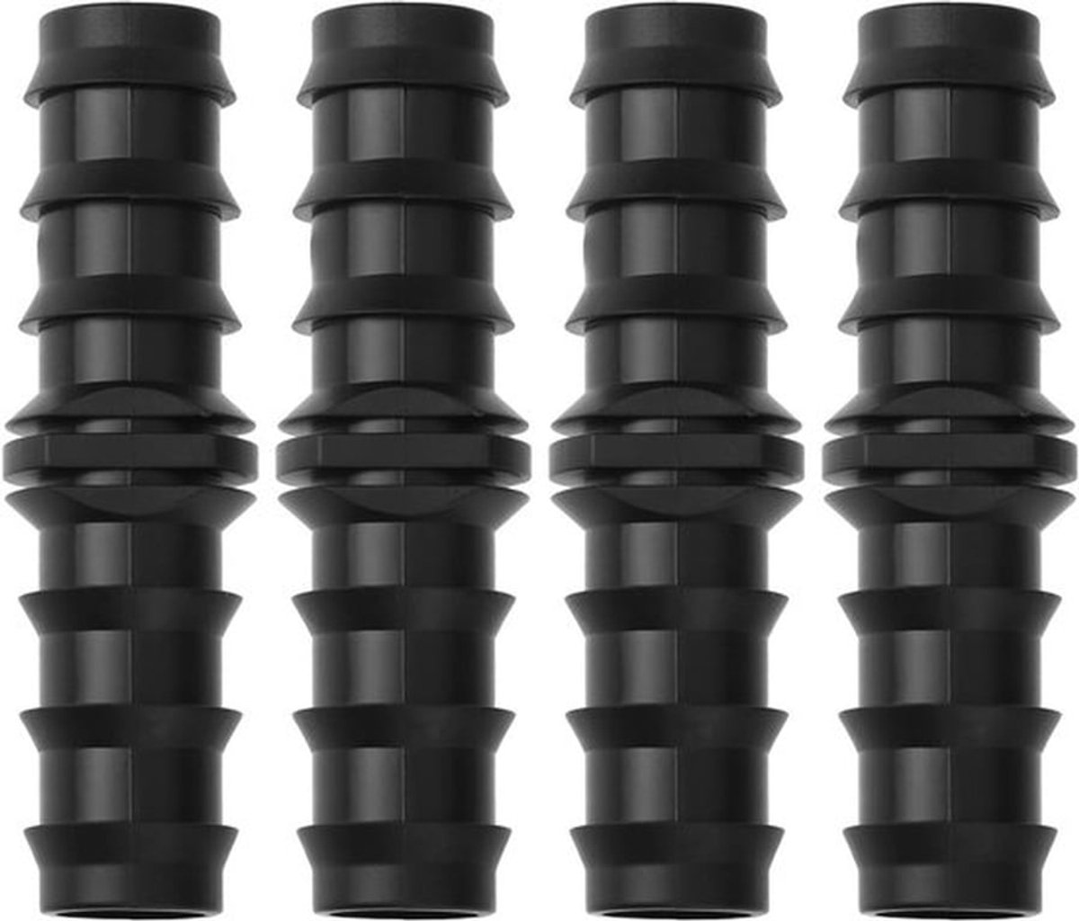 Connector 20mm - Rechte Connector - PE Pijp - Luchtslang - Afdichting - Geschikt voor Irrigatie - Slangconnector