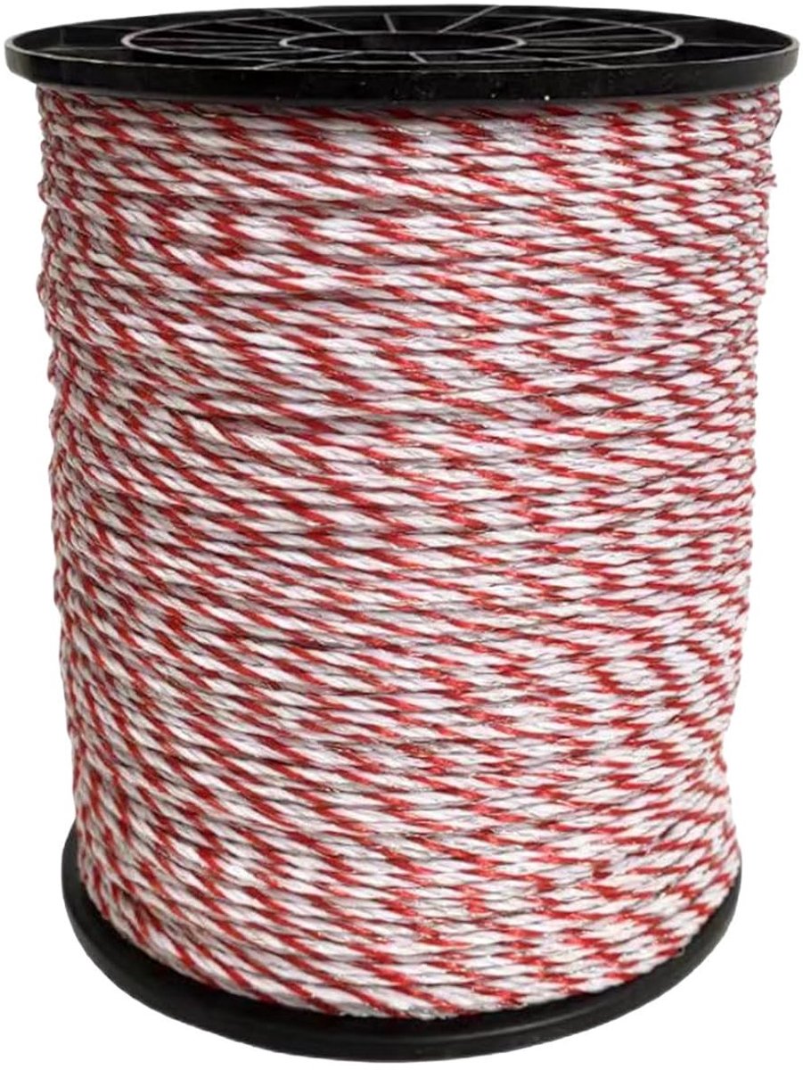 Draad 1000 m, 2 mm Diameter, Geleidende Strengen voor Weideomheiningen, Geschikt voor Vee, Honden en Boerderijen