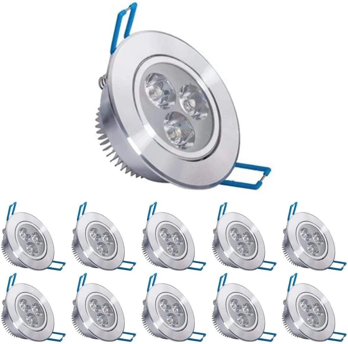 LED Plafondlamp Inbouw 220V 4W Wit - Energiezuinige Verlichting voor Thuis, Modern Design en Lange Levensduur