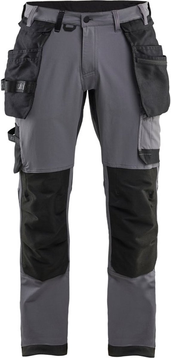 Blaklader 1720-1645 Werkbroek 4-weg Stretch - Medium Grijs/Zwart - C62