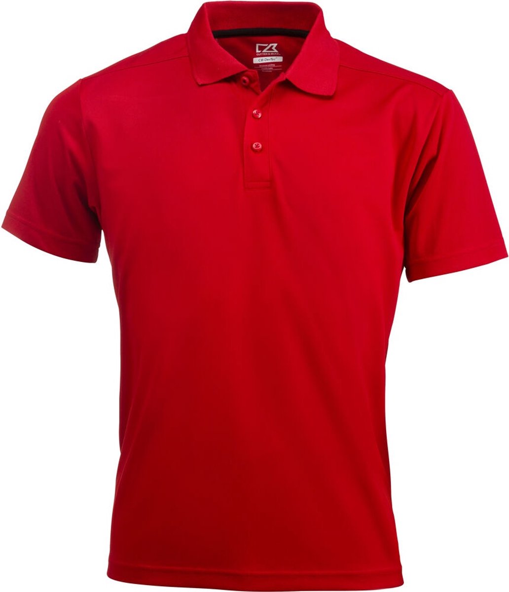 Cutter & Buck Kelowna Polo Heren 354400 - Rood - M
