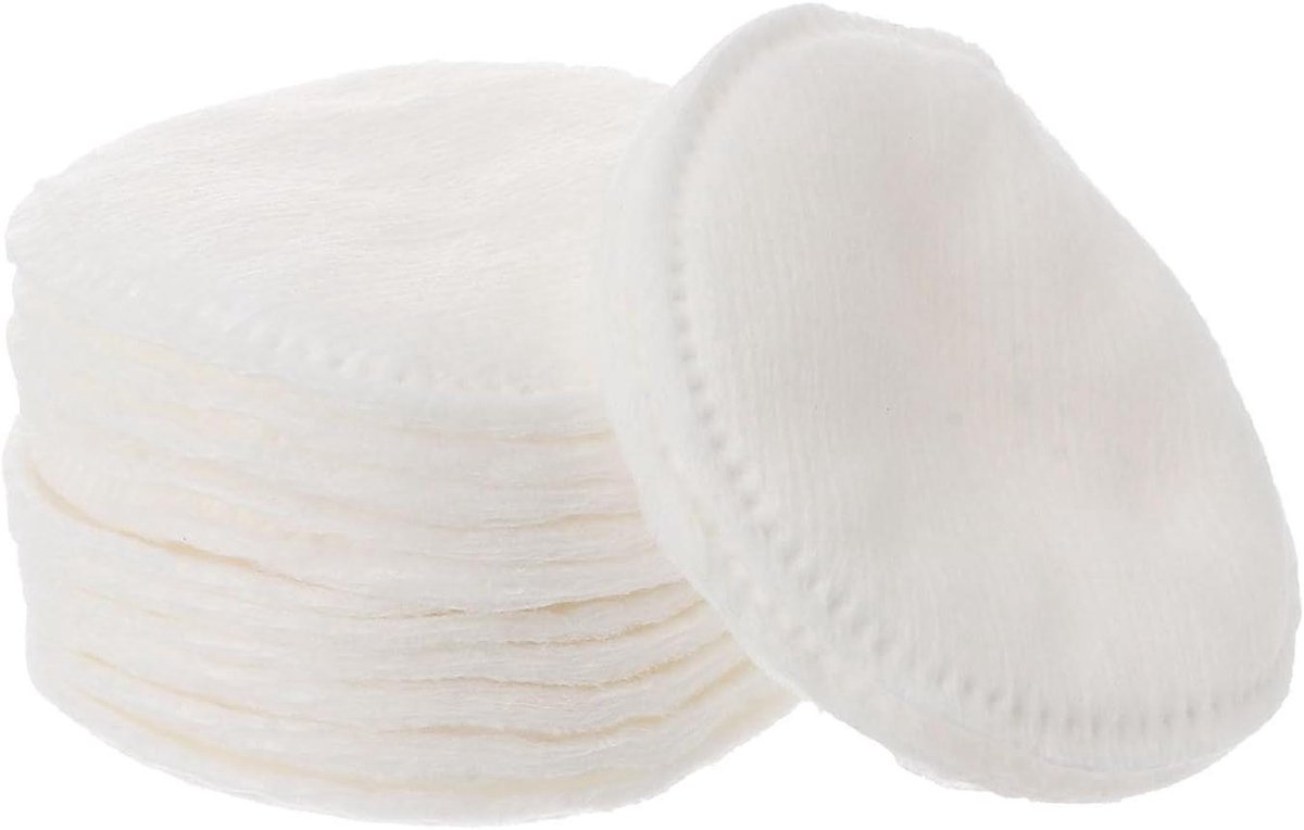 Katoenen Wattenschijfjes - Make-up Pads - Make-up Verwijderen - Drielaags Ontwerp - 300 Stuks - Wit