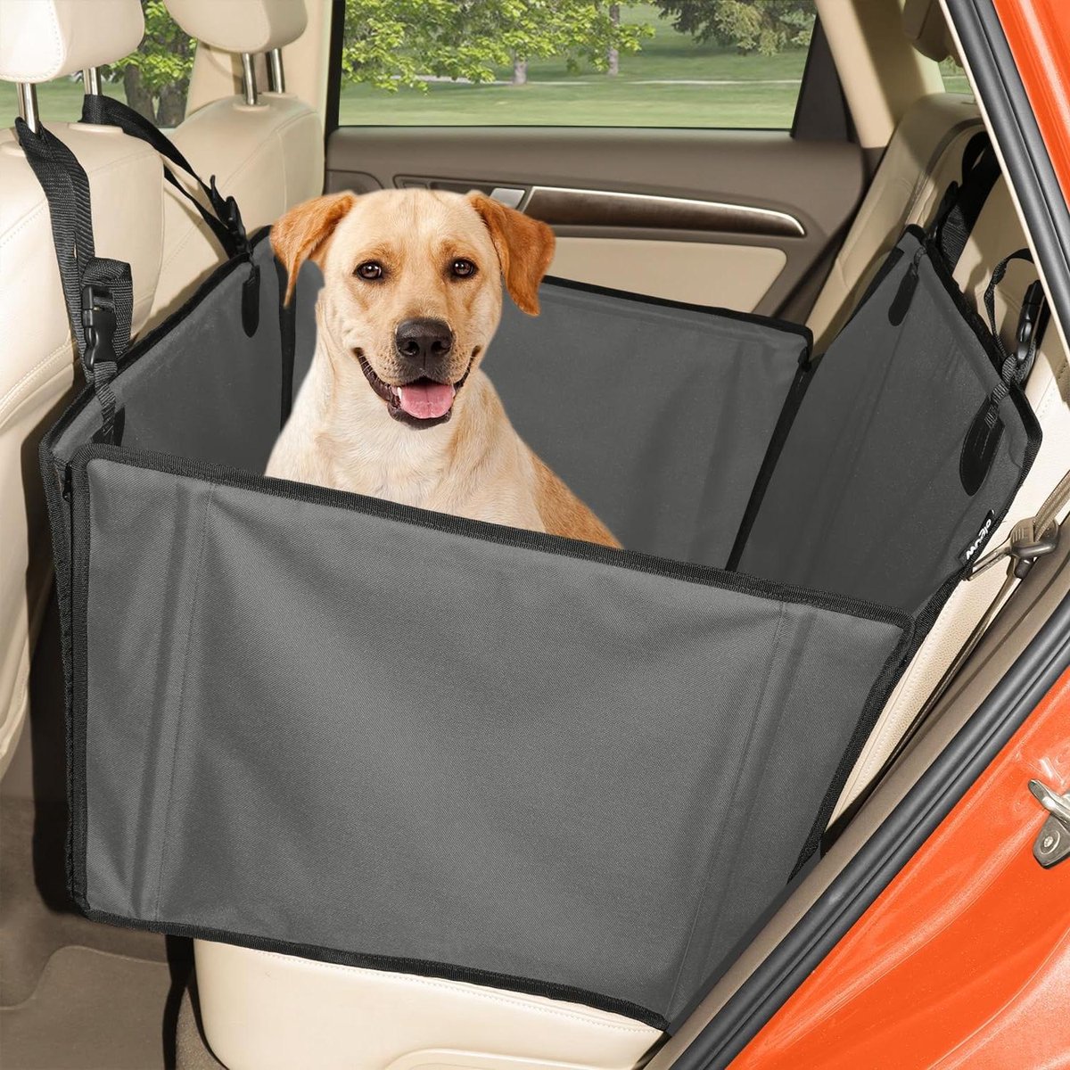 Honden Autostoel - Reis Zitje - Veilig Reizen - Verstevigde Wand - Medium Honden - Grijs