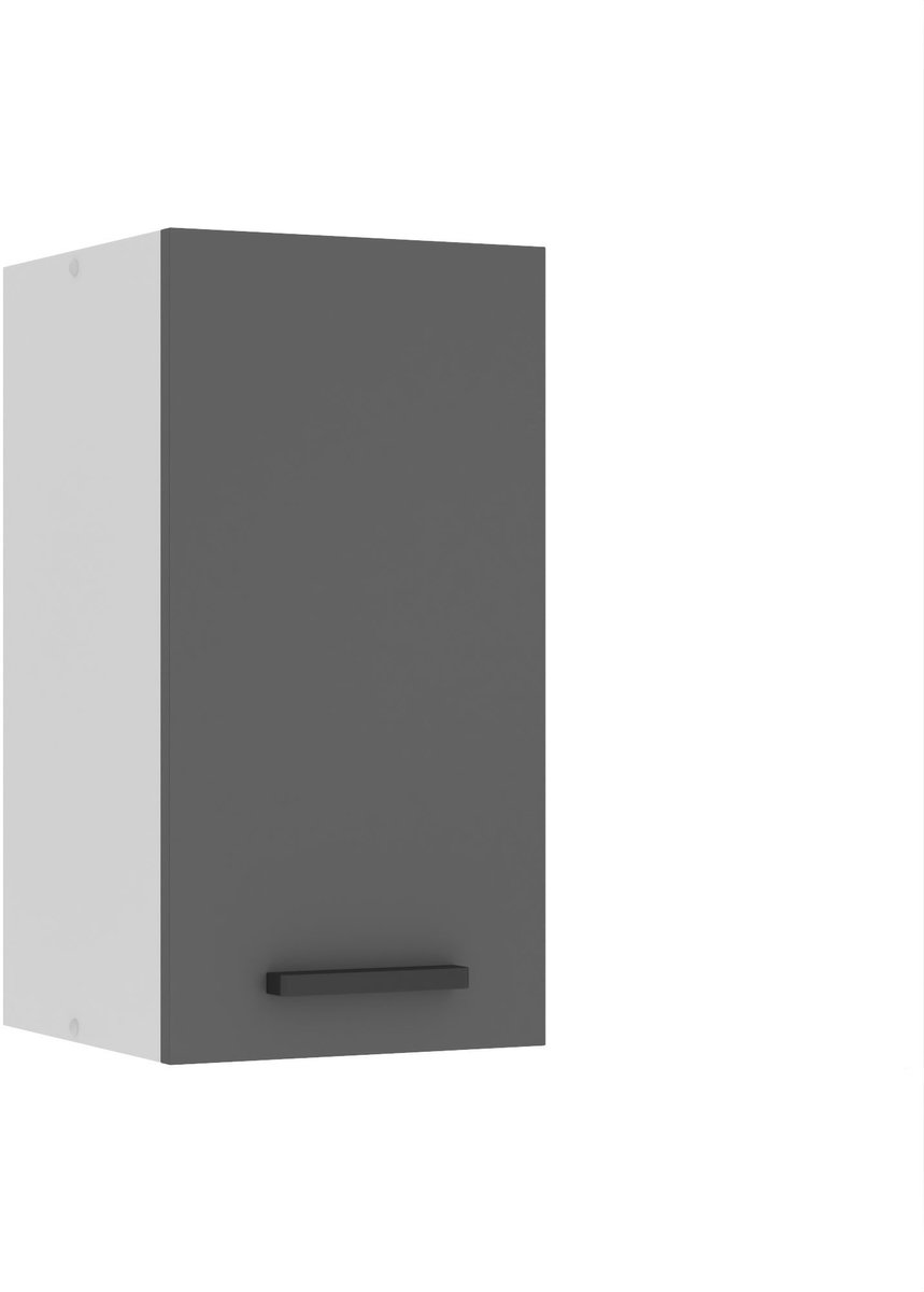 BELINI Hangkast SG 30 cm met 1 Deur - Zilver Mat