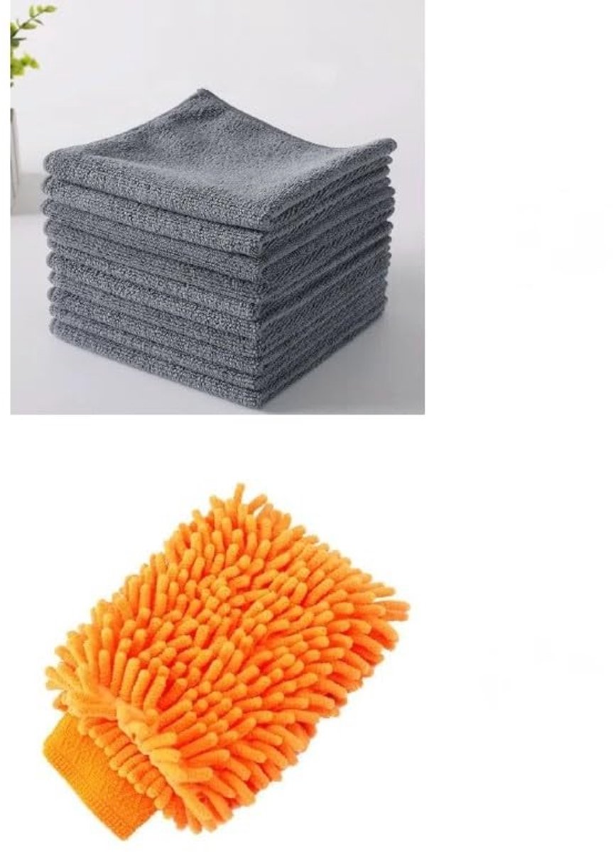 SolidKeus - 7-delige Microvezel Auto Reinigingsset