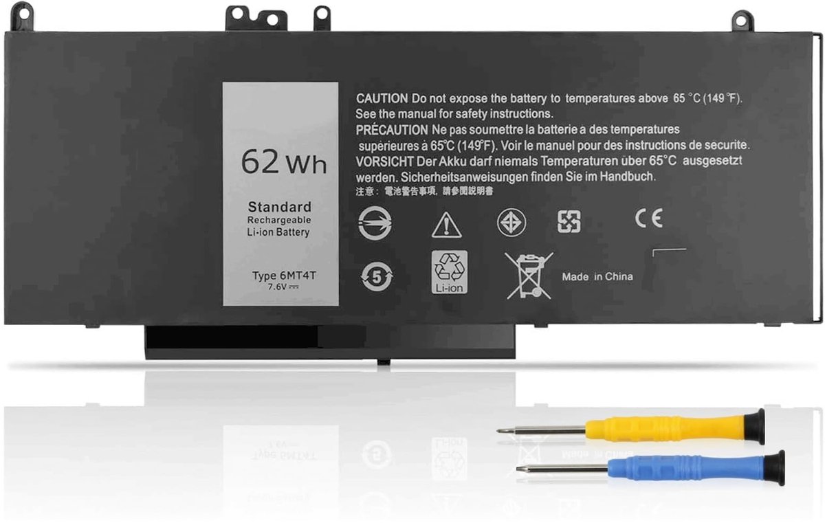 SolidKeus - Vervangende Accu voor Dell Latitude en Precision Series
