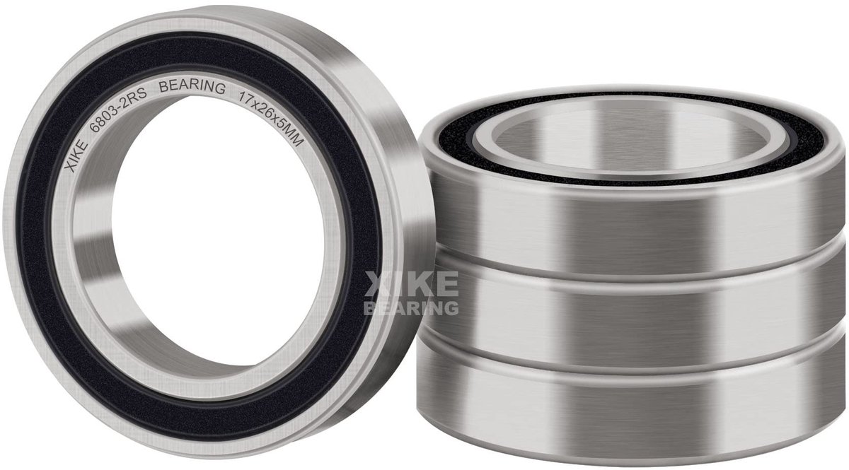 SolidKeus - Set van 4 Sealed Ball Bearings 6803-2RS 17x26x5mm