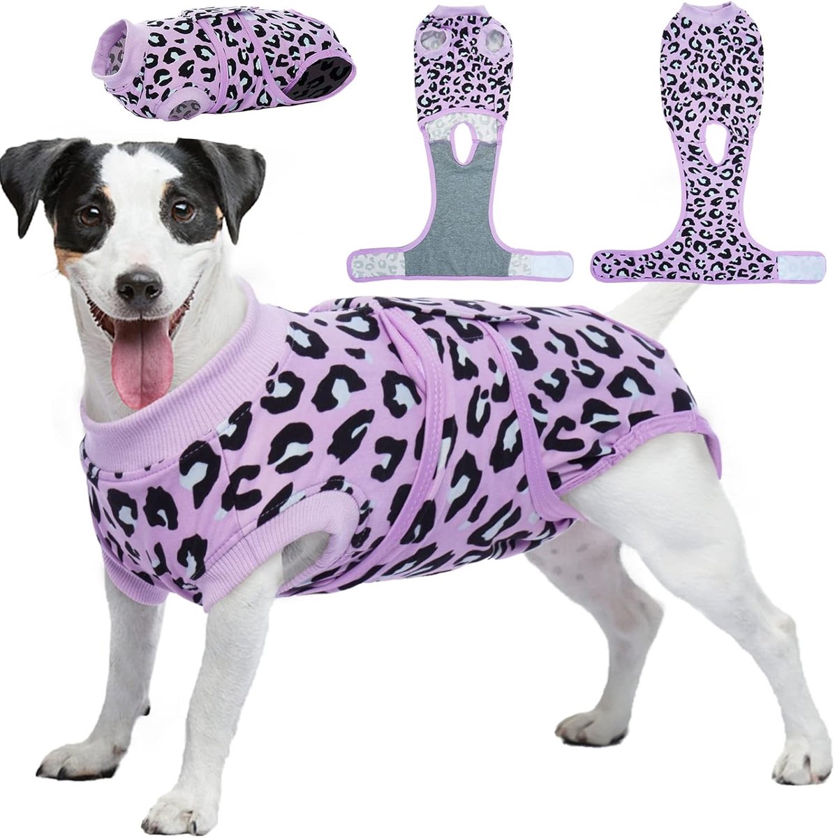 Hondenbody en kattenbody na operatie, operatie, body hond en hond, paars, XS | Kastration Hondenbody en kattenbody, ademende hond, E-halsband alternatief, anti-likken van wonden