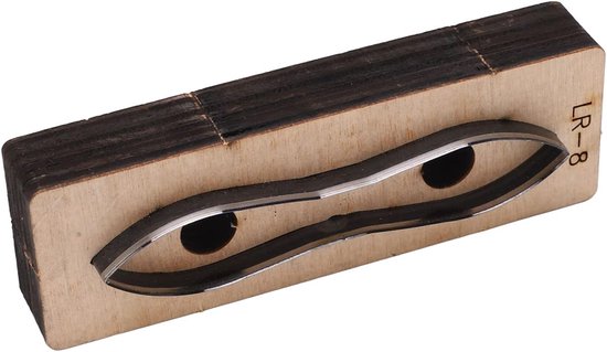 Leer Snijden Sterven, Leer Metalen Stansmessen DIY Leer Snijden Gestanst Mal voor DIY Ambachten Sieraden Maken en Thuis, Hollow Punching Tool (LR-8) — afbeelding 4