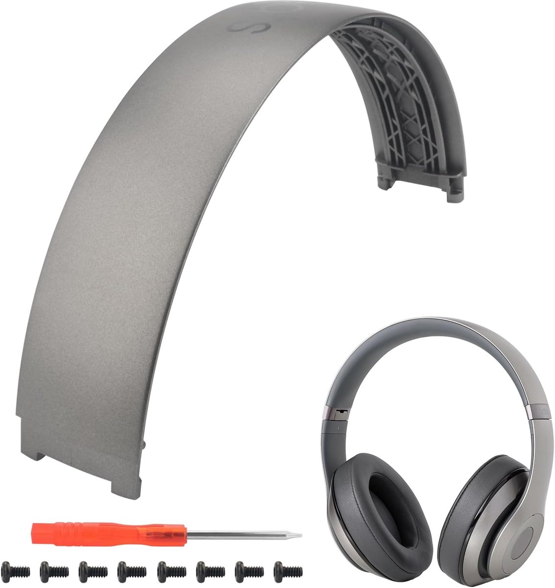 2 Hoofdband Vervangende Onderdelen Accessoires Studio 3 Hoofdband Reparatieset Compatibel met Studio 3.0 / Studio 3.0 Draadloos (B0500 B0501) Hoofdband Hoofdband