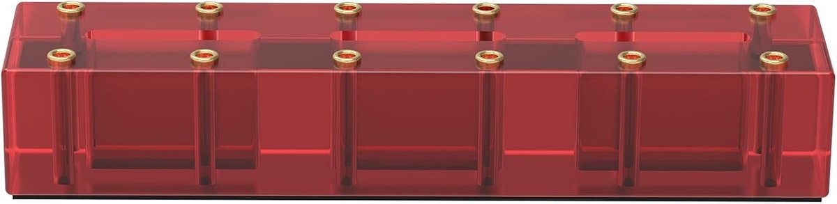 Dartstandaard - Rood - Voor 12 Dartpijlen - Stabiele Acryl Organizer - Voor Dartsportliefhebbers
