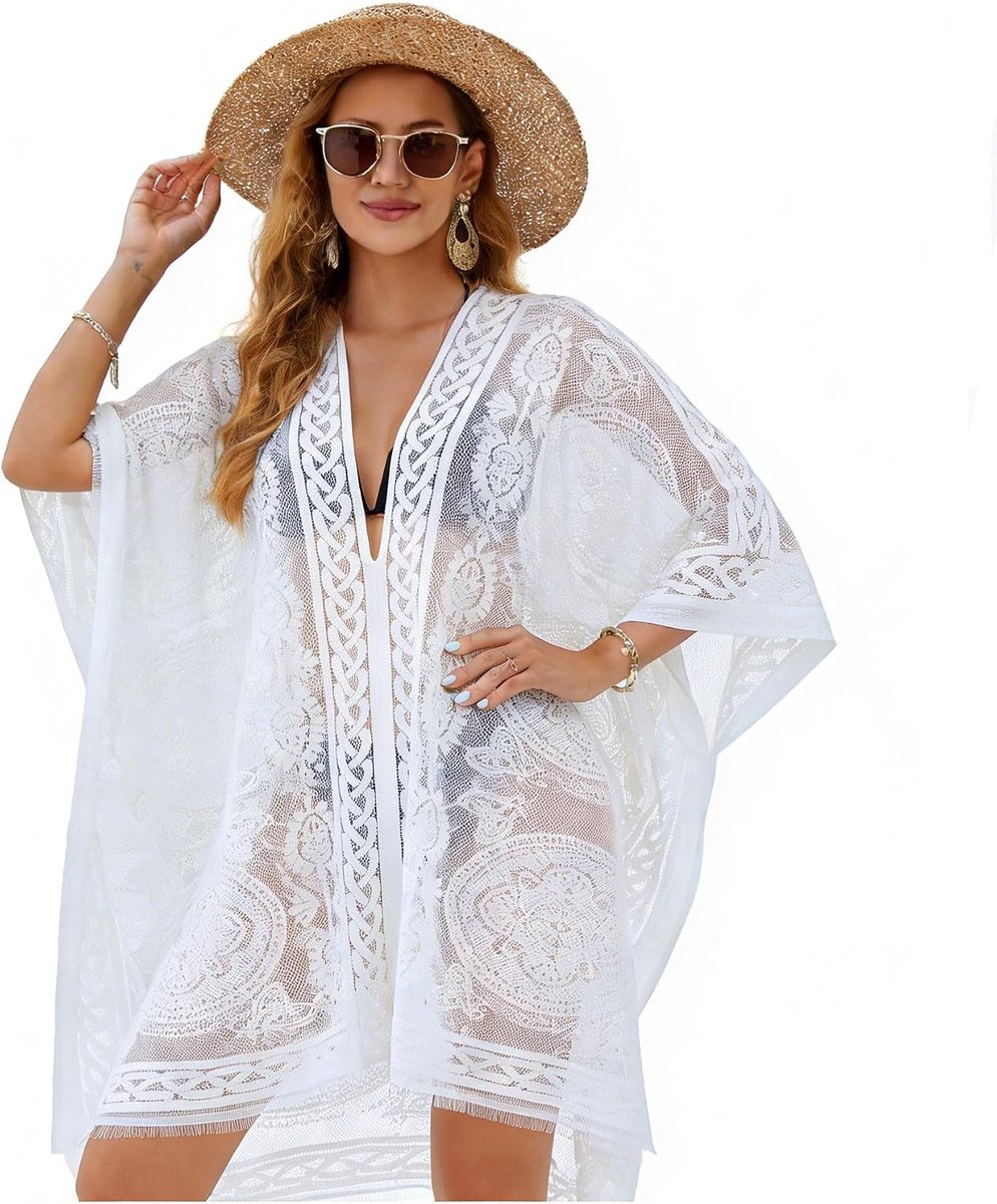 Elegante pareo voor dames, zee met dunne bandjes, breed en casual badpak, geschikt voor het strand