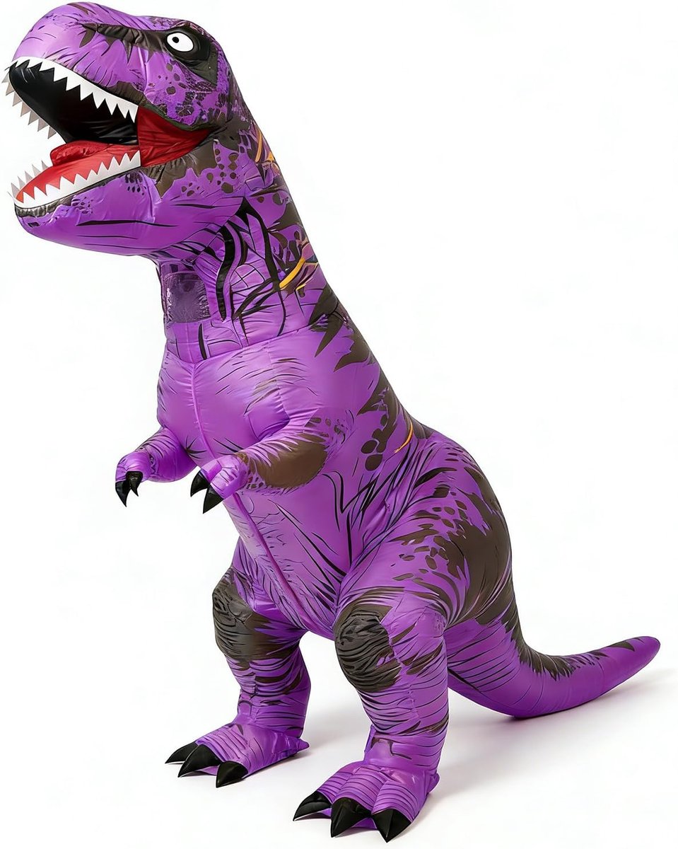 Opblaasbaar T-rex Kostuum Opblaasbare Dinosaurus Kostuums voor Volwassenen Opblaasbare Halloween Kostuums