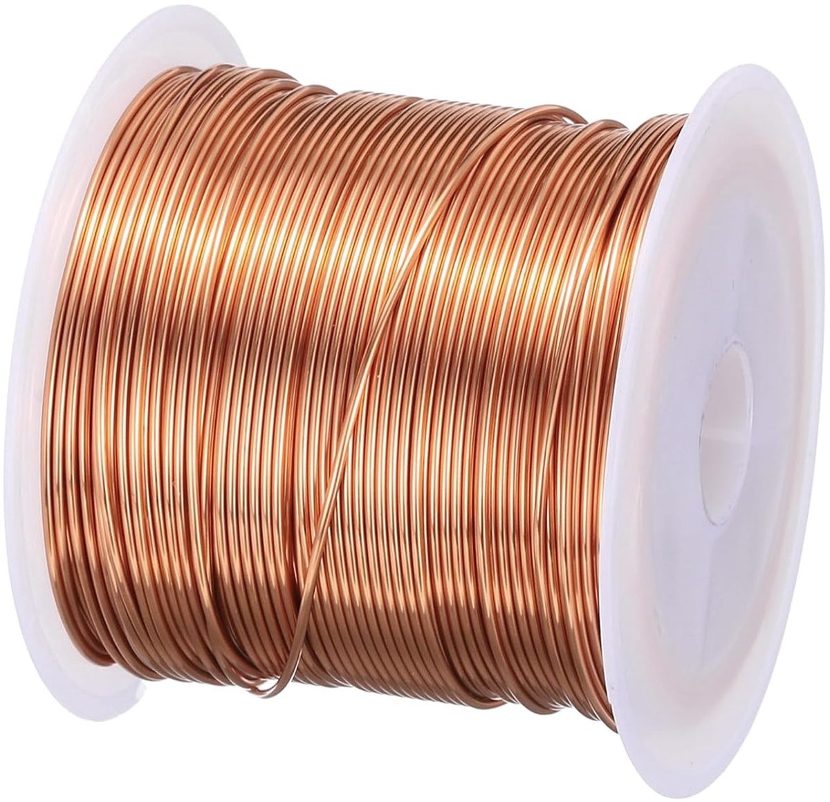 Magneetdraad, 0,7 mm, 92 voet draadspoel voor magnetisch opwikkelen, geëmailleerde koperdraad, 100 g, 155 C, voor transformatoren, inductoren