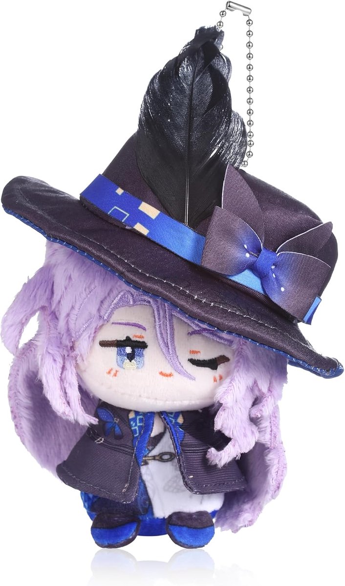 Game Character HSR Rugzakcharm, Schattige 10cm Verzamelbare Sleutelhanger, Compact formaat voor rugzakken en sleutels (Jade)