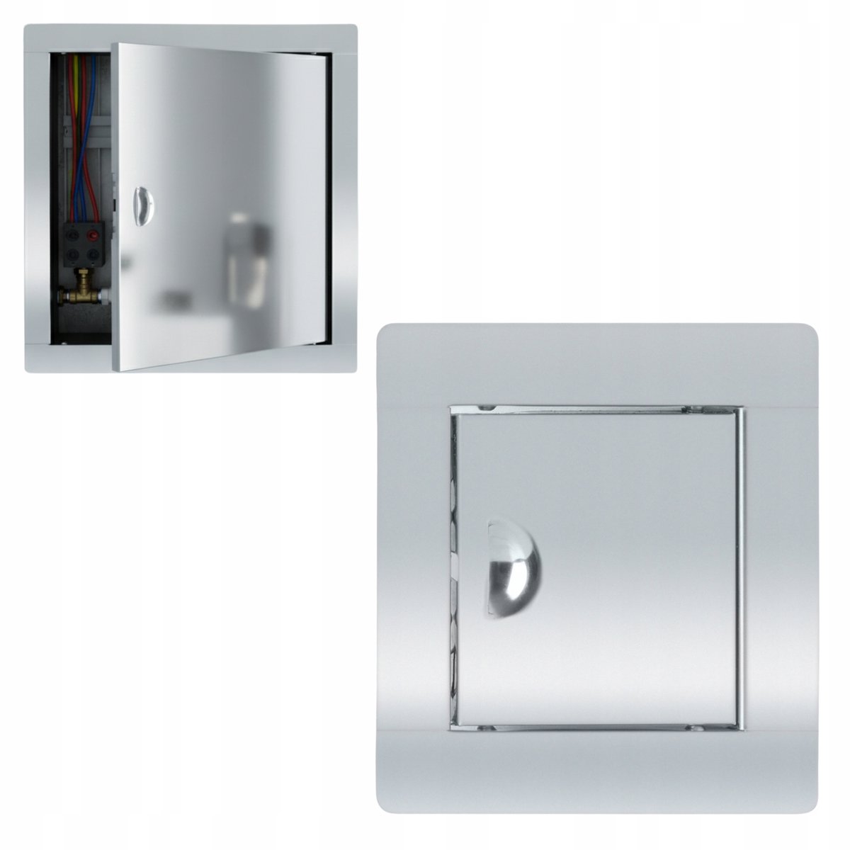 Roestvrijstalen Luik 10x10cm - Noodluik voor Ventilatie & Schouwen