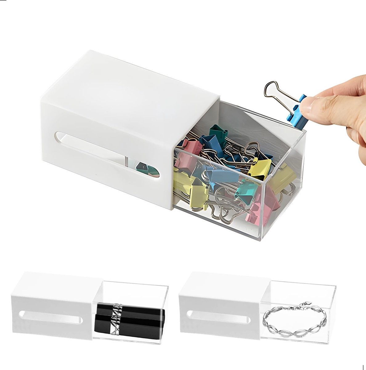 SolidKeus - Wandorganiser voor Kantoor en Thuis, Wit