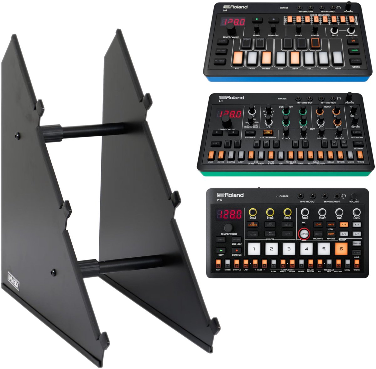 Synthstand voor controllers - Innox SynthStand 02 Roland - Multikleur
