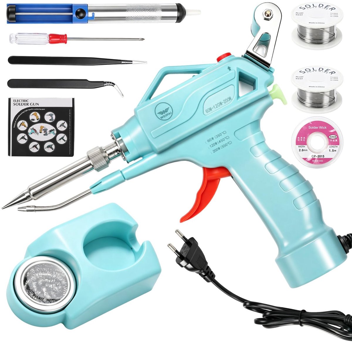 SolidKeus - Elektronisch Soldeerpistool met Accessoires