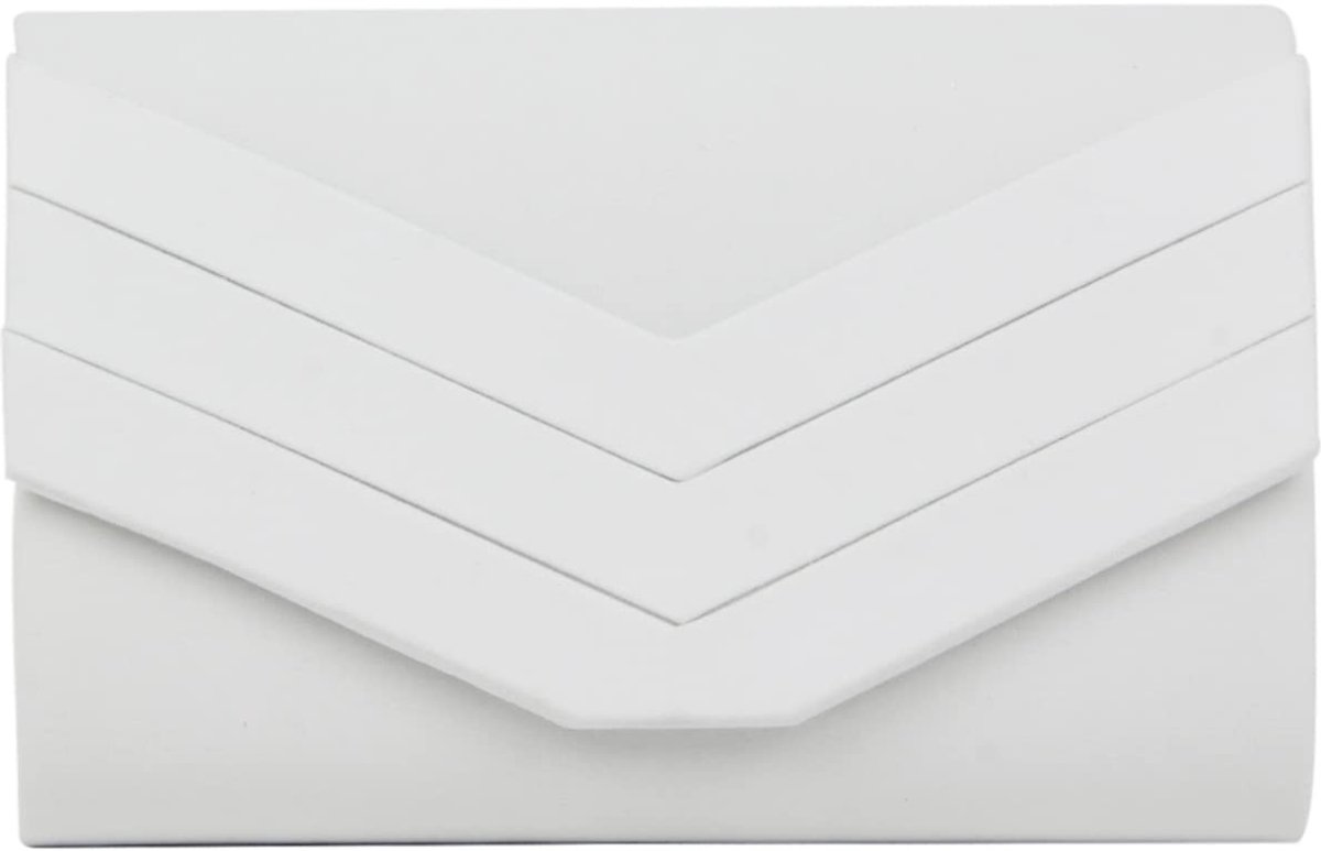 SolidKeus - Faux Suede Clutch voor Bruiloften en Avondfeesten