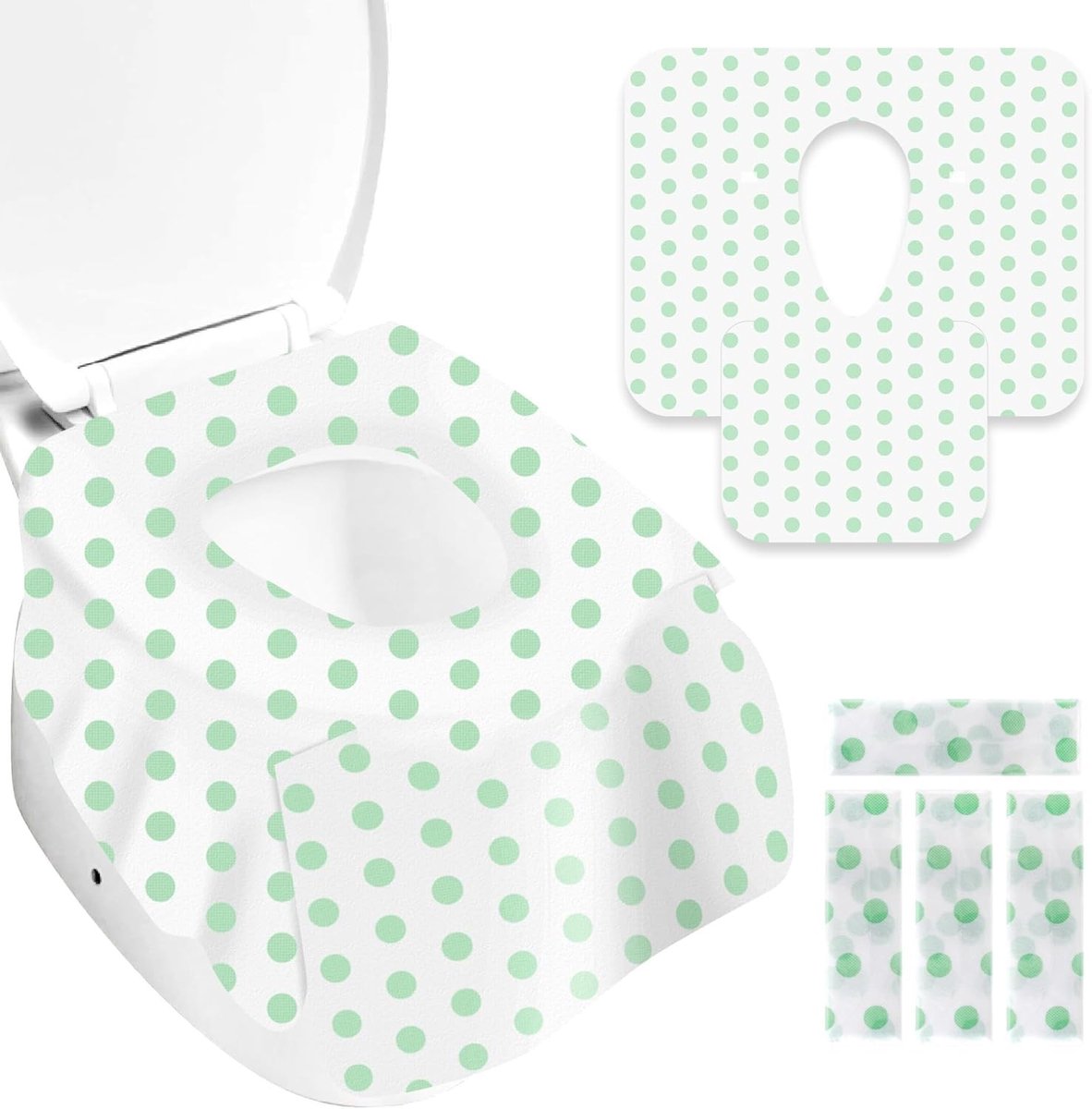 Omgoods - 40 Stuks Wegwerp Toiletbril Covers voor Reizen