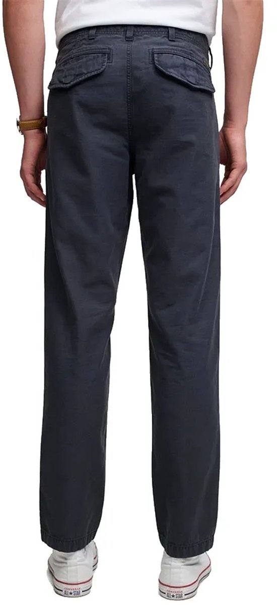 Superdry Tapered Washed Chino Broek 34 32 Man Blackboard