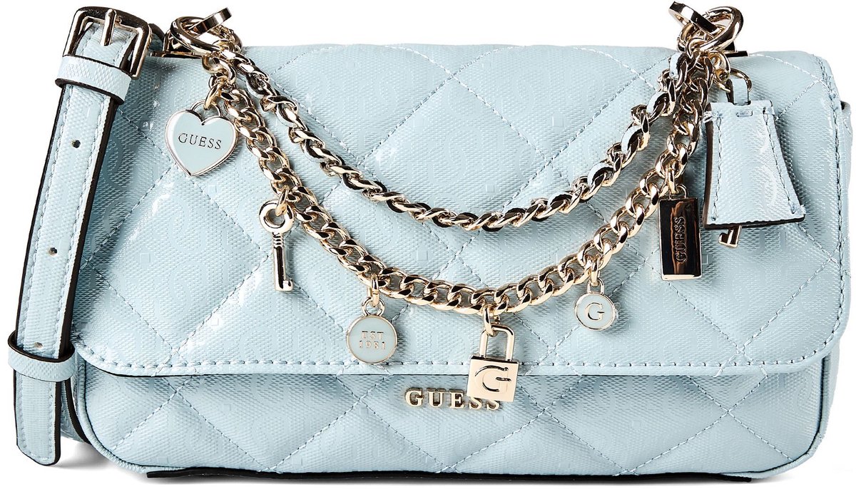 Guess Libby Flap - Schoudertas 23 cm (aqua)