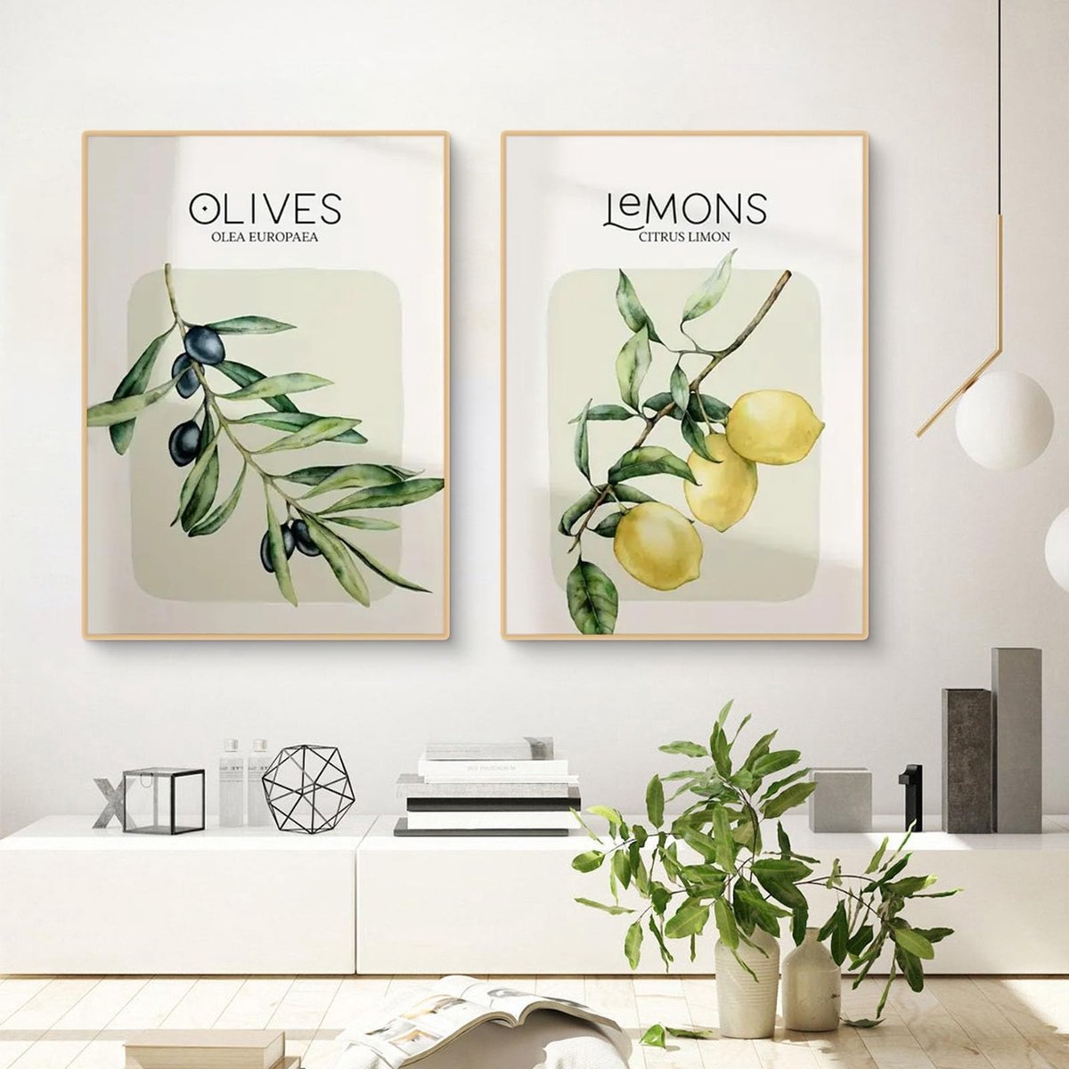 SolidKeus - Set van 2 Vintage Citroen Posters zonder Lijst (40 x 50 cm)