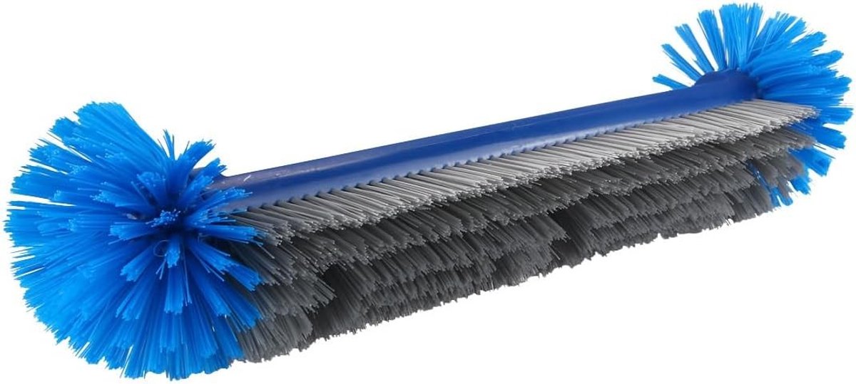 Robuste Poolborstel met Ronde Hoeken, 44 cm voor het Reinigen van Muren, Tegels en Hoeken