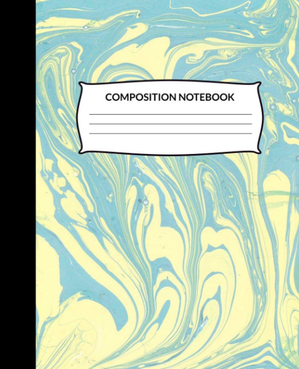 Notebook: Wide Ruled Lined Paper Notebook Journal (Marble)