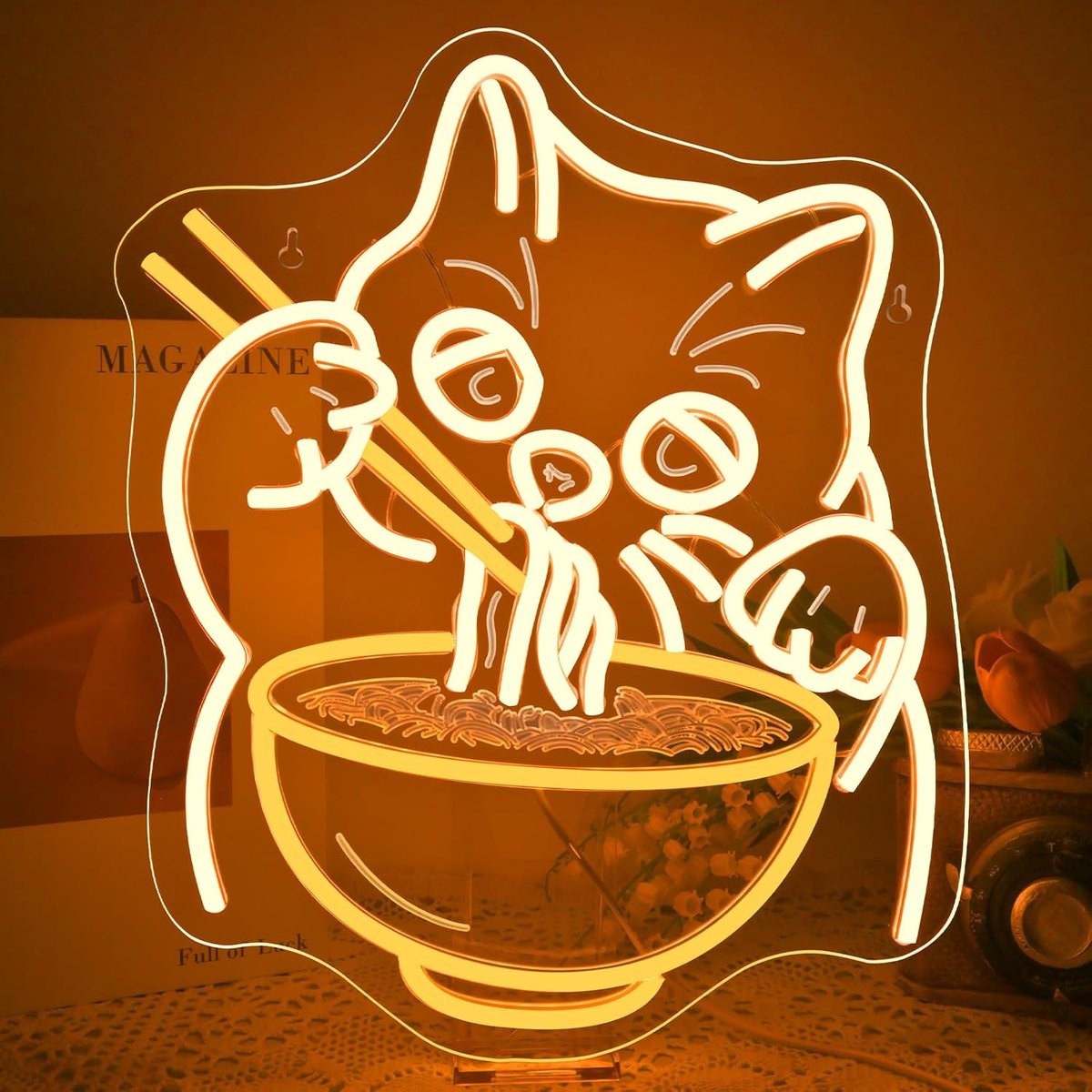 Led-paneel voor katten, ramen met neonopschrift, led, voor restaurant, ramen-lade, keuken, snackbar, woonkamer, eetkamer, brunch, feesten, thuiswinkel