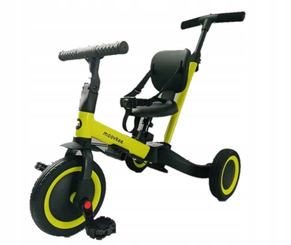 MOOVKEE MIKE 6-in-1 Loopfiets - Groen (1-5 potjes)