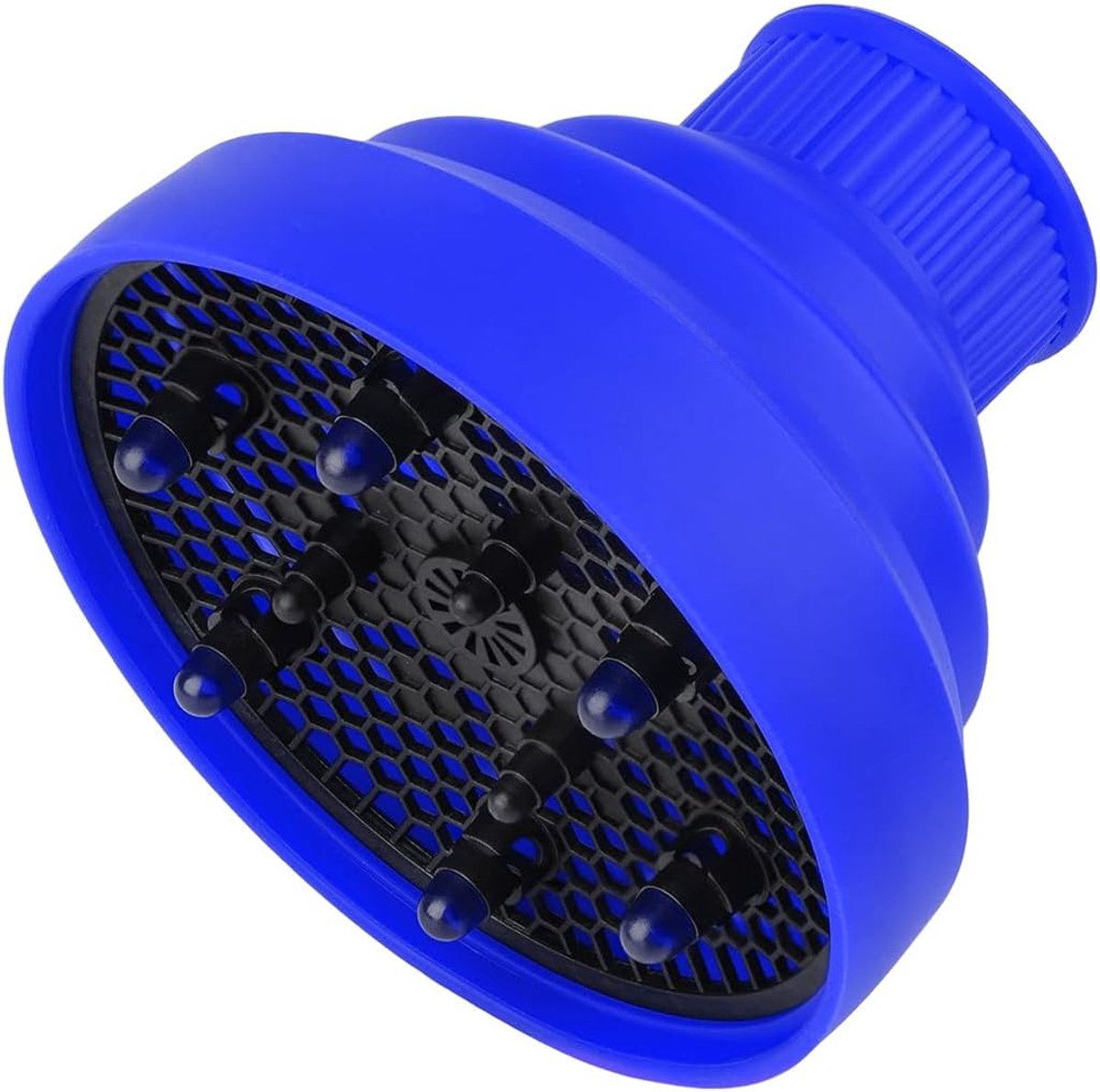 Lucht diffuser voor krullend haar, delicate droging, diffuser krullend haar, föhn diffuser krul, siliconen blauw