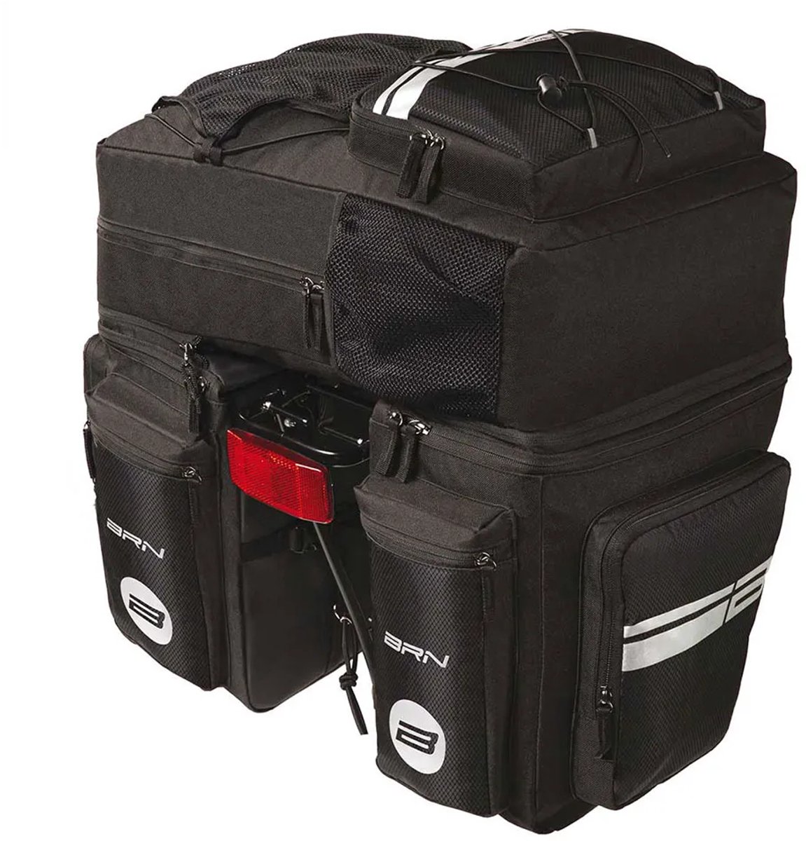 Brn Bike Travel Tourism Fietstassen 50l Zwart