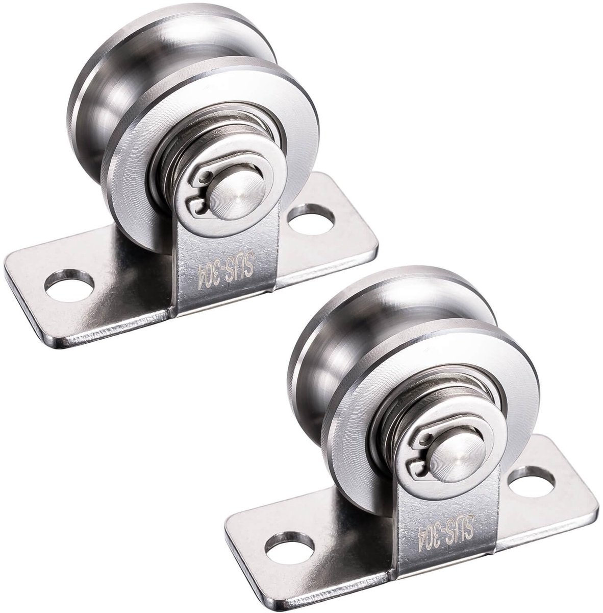 SolidKeus - 30mm Touwpulley met 2 Kogellagers | Set van 2