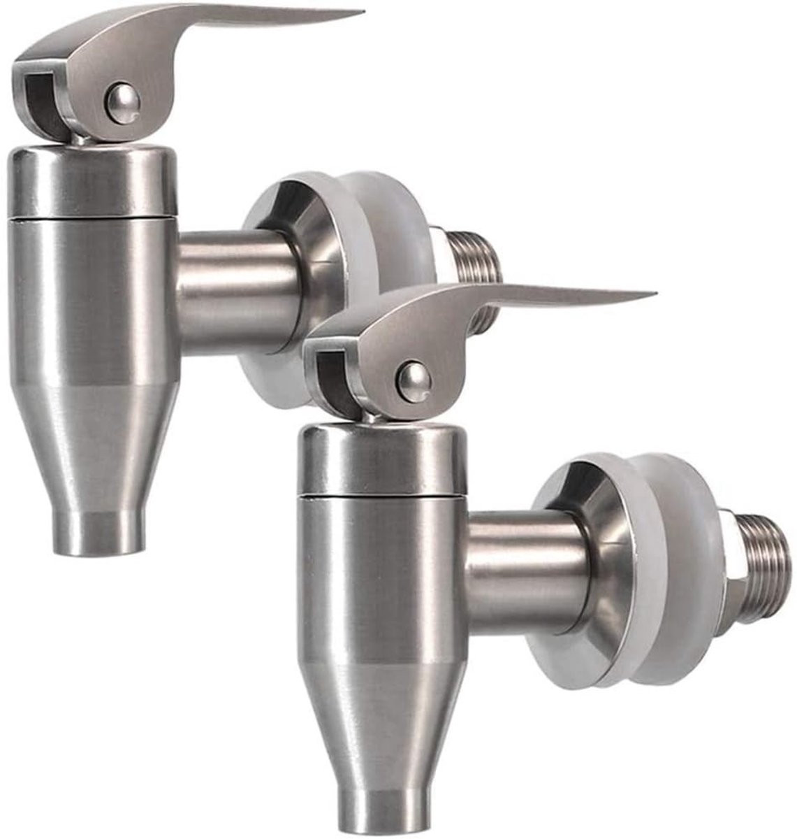 SolidKeus - Set van 2 Duurzame RVS Waterkranen 16mm