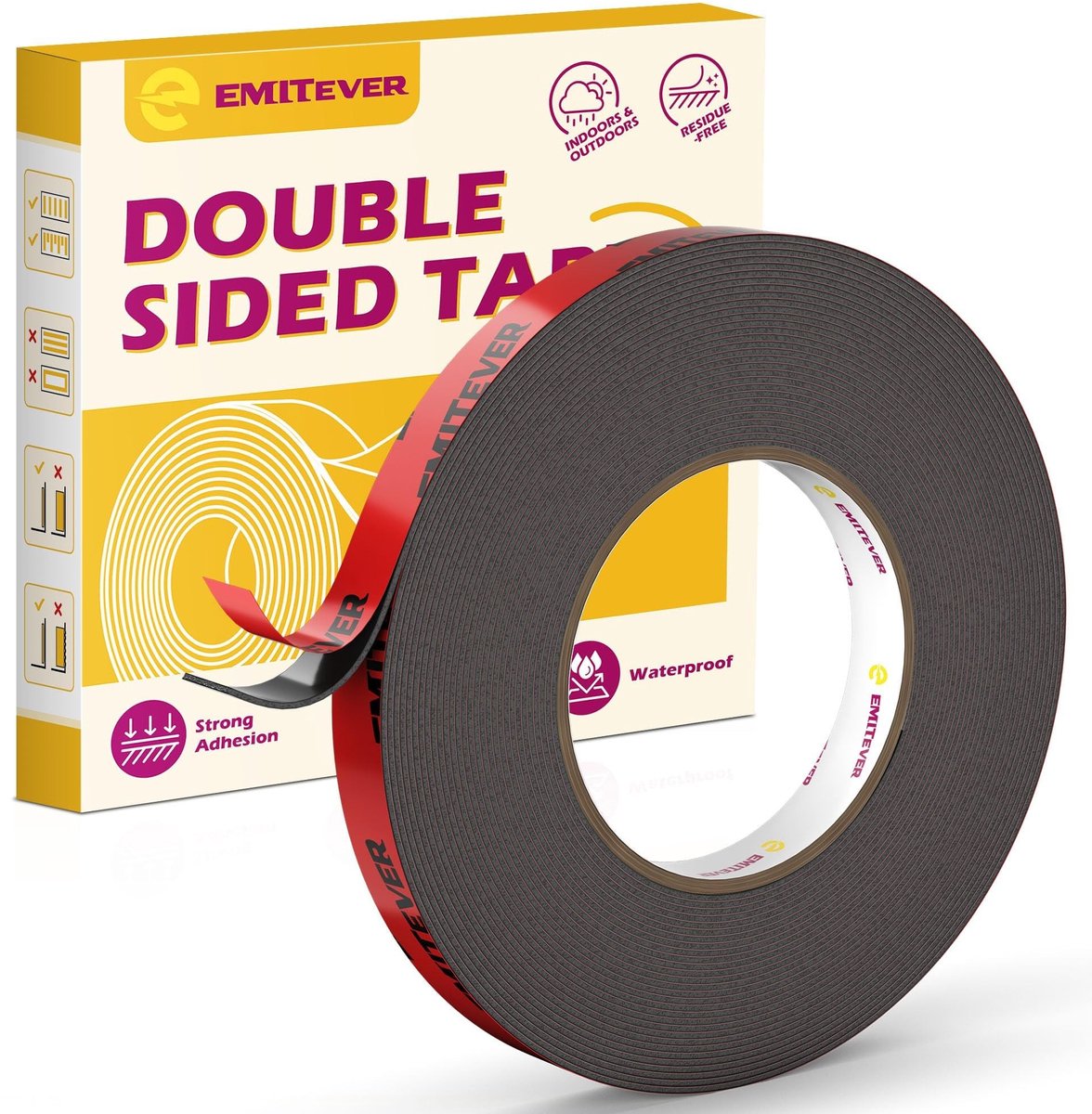 SolidKeus - Extra Sterke Dubbelzijdige Tape 10m x 12mm