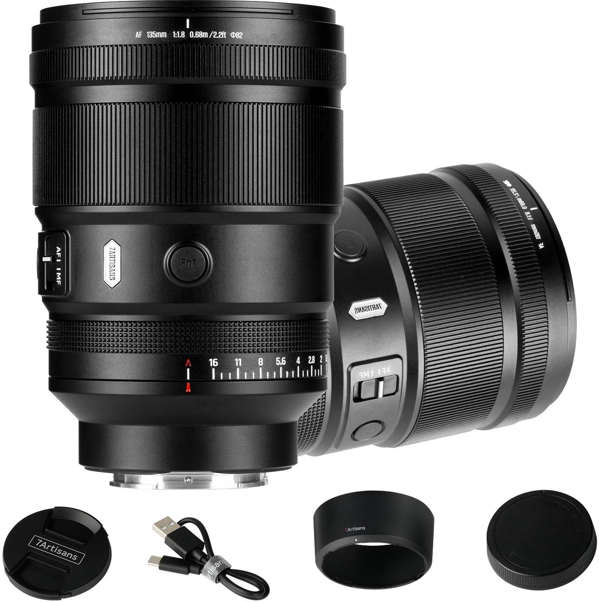 SolidKeus - 135mm F1.8 Telelens voor Sony E-mount Camera's