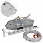 TRUTZHOLM - Bosbouwkabellier - Grijptakel - 3200 kg draagvermogen - 20 m speciale kabel van 16 mm - Breekpen - Lasthaak met veiligheidspal