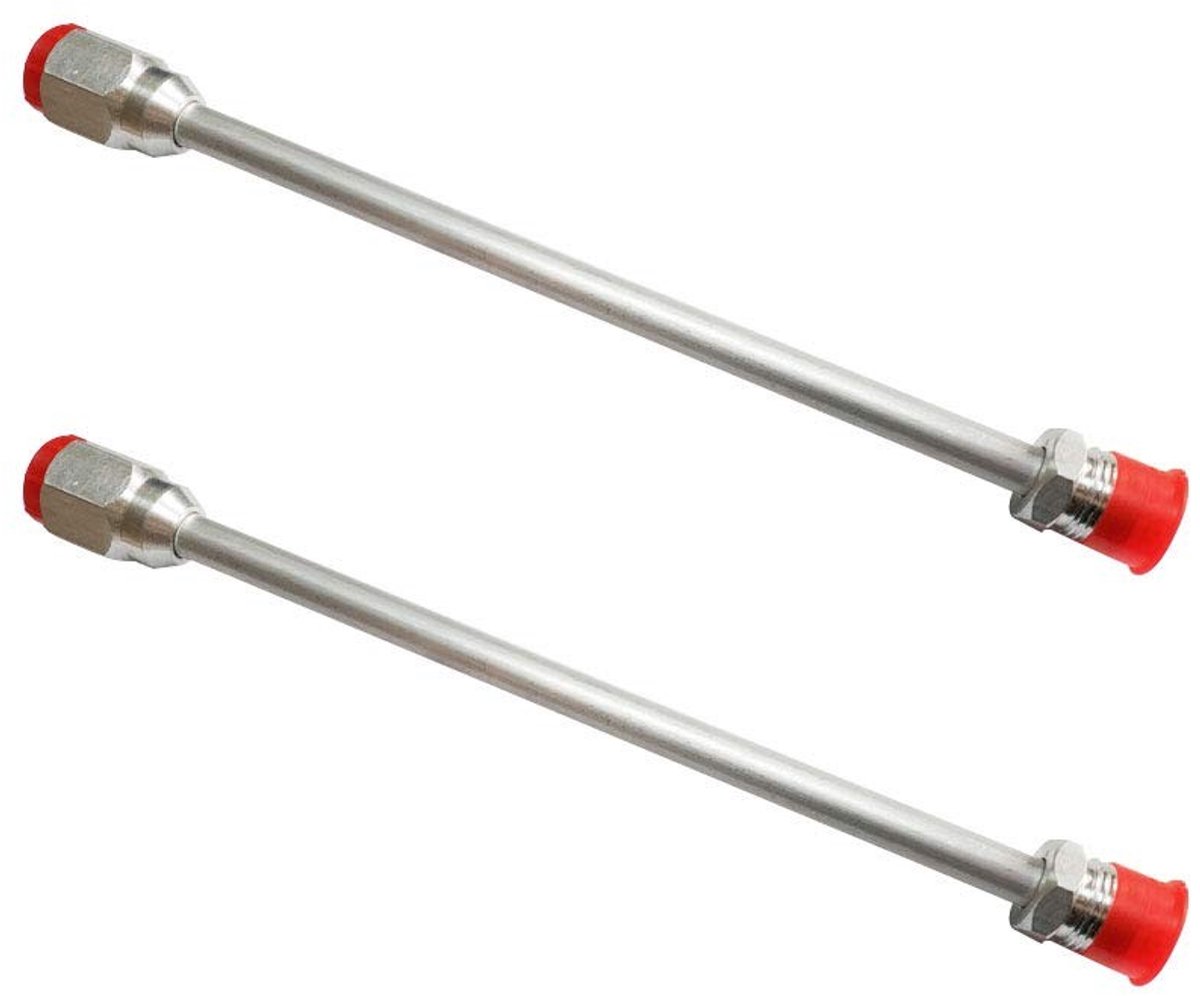 Omgoods - Verfspuitpistool Verlengingsstang voor Airless Nozzles, 2 x 30 cm
