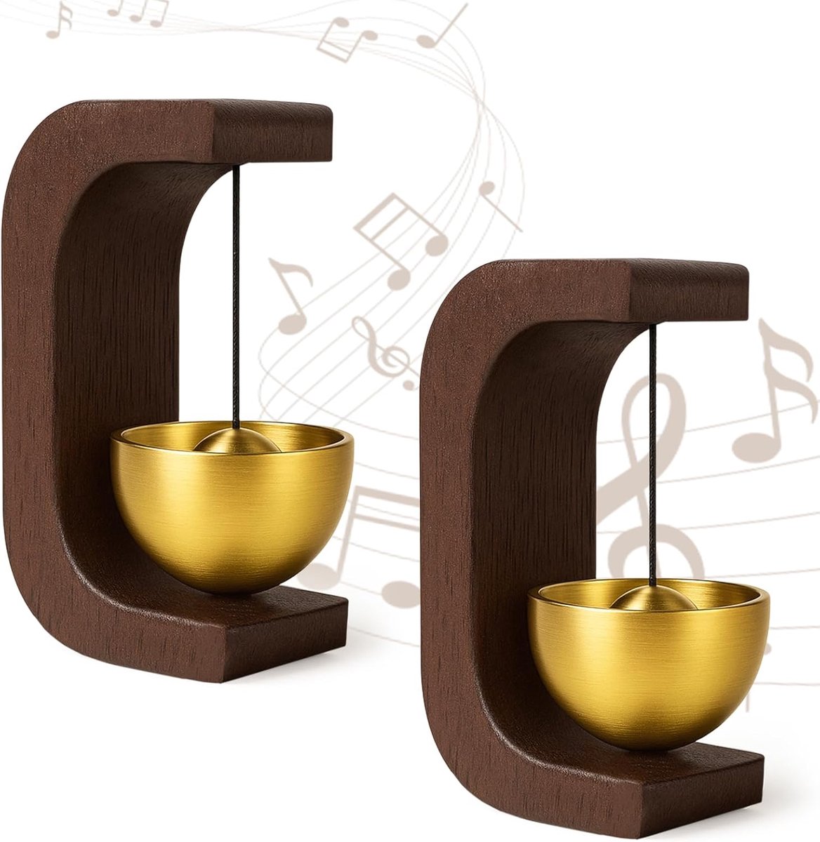 Houten deurbel
