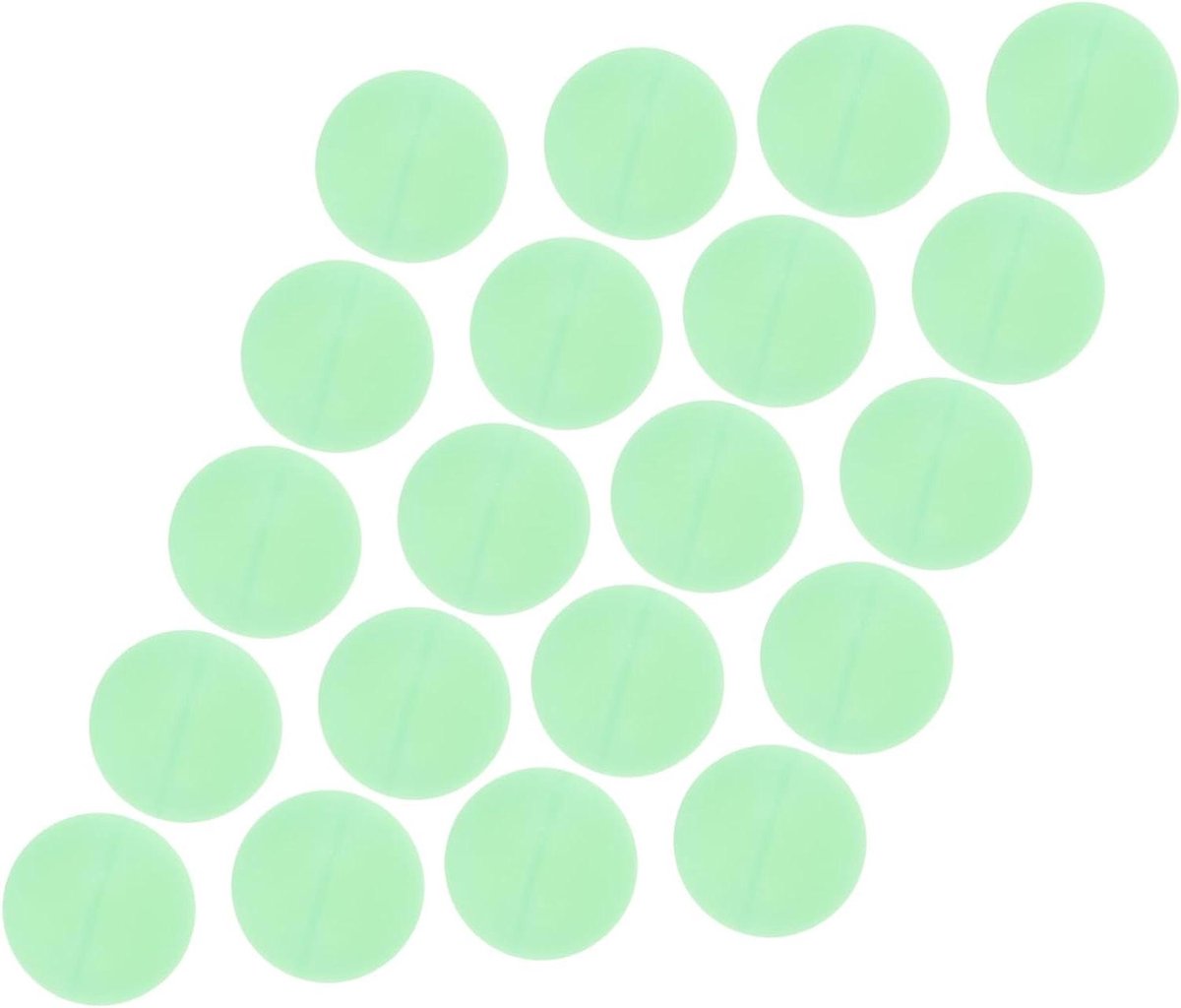 Tafeltennisballen - Pingpongballen - Nachtelijke Spellen - Glow in the Dark - 20 Stuks - Wit