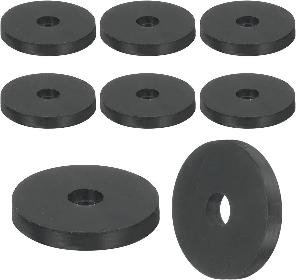 12 stuks dikke rubber, 1-9/16 inch OD x 1/2 inch ID x 3/16 inch dikte