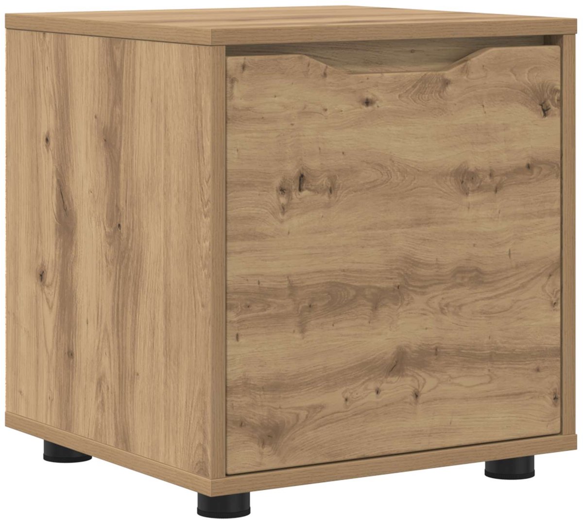 vidaXL - Badkamerkast - 40,5 - x - 40 - x - 44 - cm - Bewerkt - hout - Artisan - Eiken
