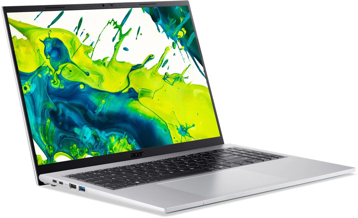 Acer Aspire Go 16 AG16-71P-59GH Intel Core i5 120U Laptop 40,6 cm (16") WUXGA 16 GB DDR5-SDRAM 512 GB SSD Wi-Fi 6 (802.11ax) Windows 11 Home Zilver thumbnail 4